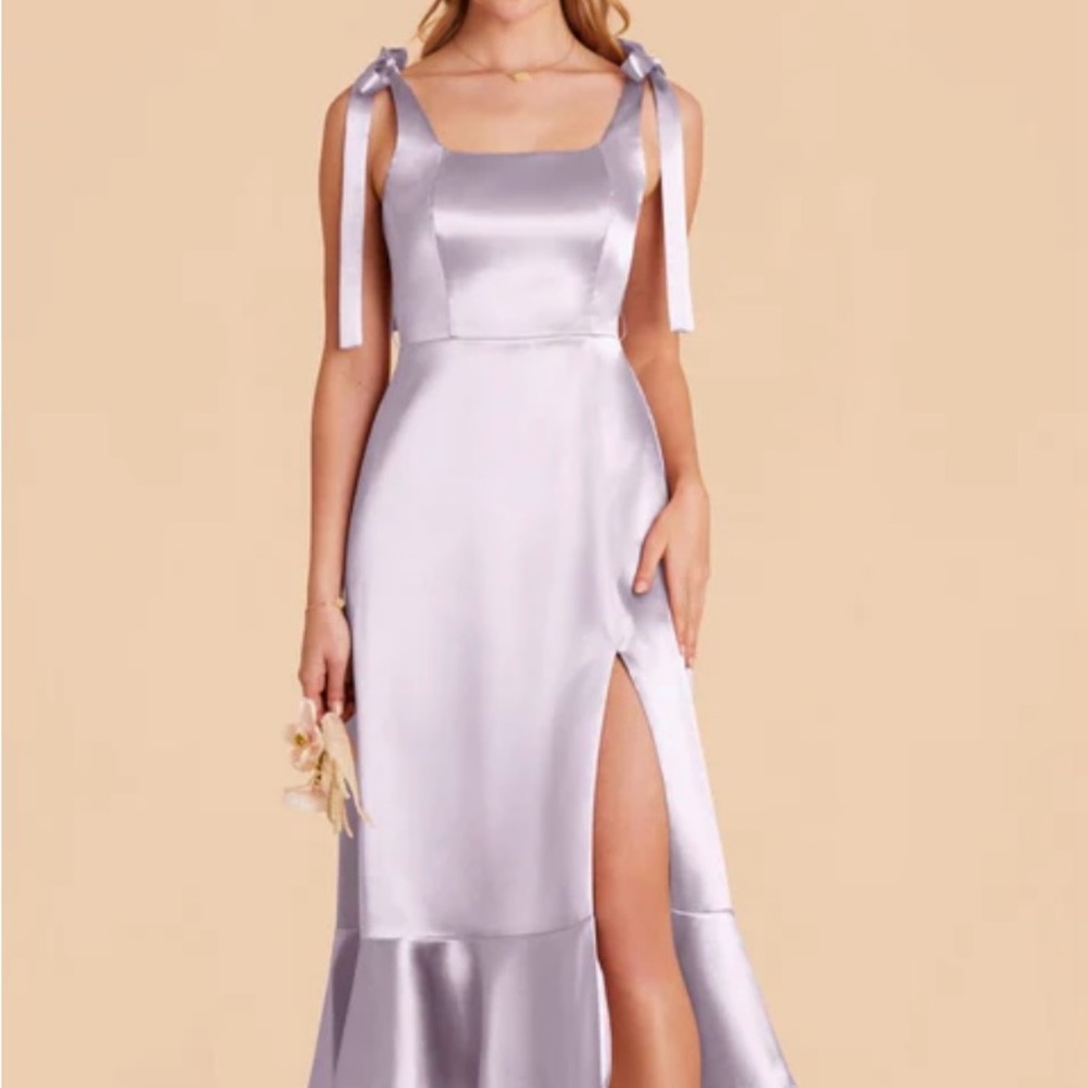 Eugenia Shiny Satin Convertible Midi Dress
